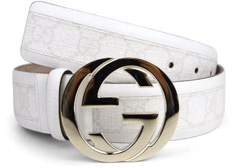 real white gucci belt.